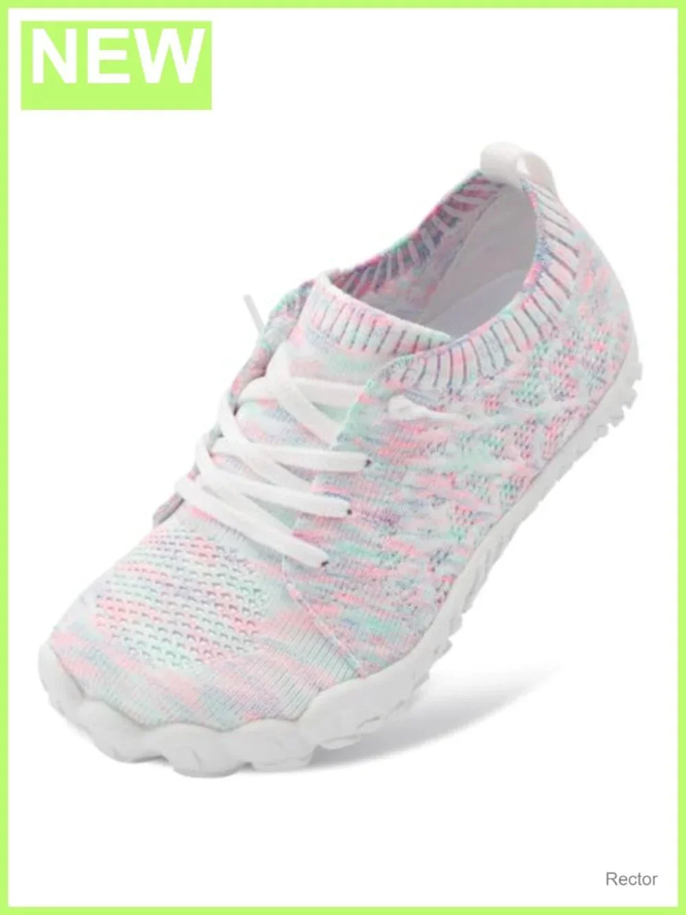 Kids Barefoot Shoes Wide Slip On Sneakers Breathable Knit Hiking Tennis